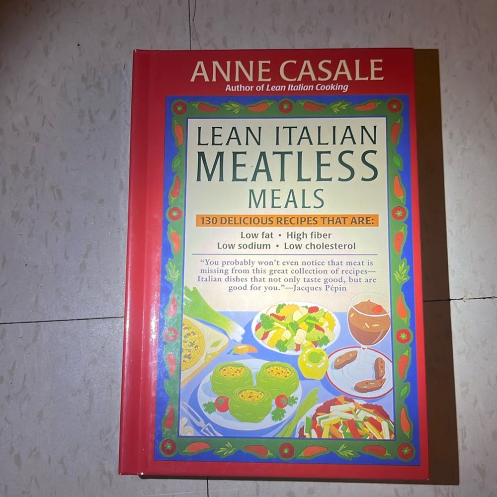 lean Italian meatless meals by Anne Casale